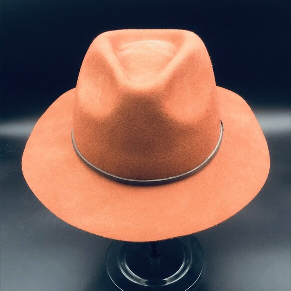 Kooringal Australian Wool Felt Fedora – UPF 50+ Sun Hat | Rust display picture 1